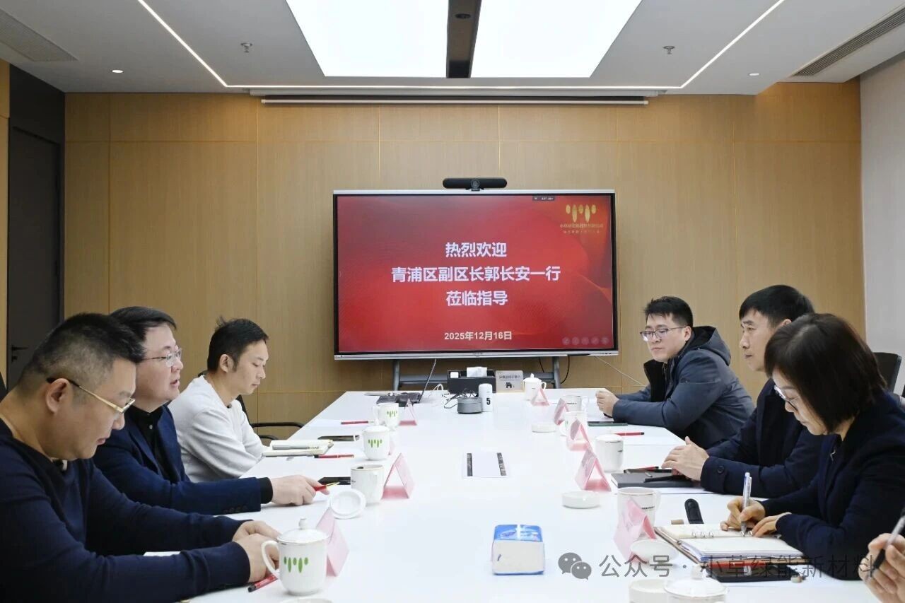 青浦筑巢引绿，小草聚力赋能：上海市青浦区政府领导一行莅临小草绿能调研指导